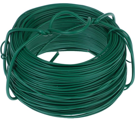 Подвязочная проволока Greengo 50 м, d=1.2 мм, зеленая 5217928 1