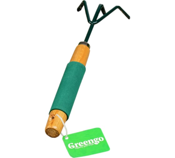 Рыхлитель Greengo 30 см, деревянная рукоять с поролоном 150724