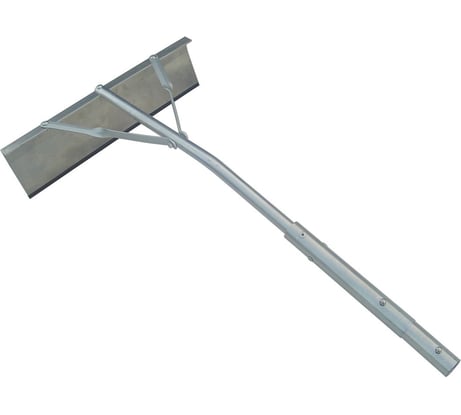 Скребок для уборки снега с крыши RUSСАД ОРЛАН алюминиевая насадка, резиновая кромка, сборно-составная ручка, 555х120х5500 мм 12187