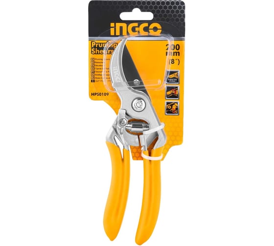 Секатор INGCO 200 мм HPS0109