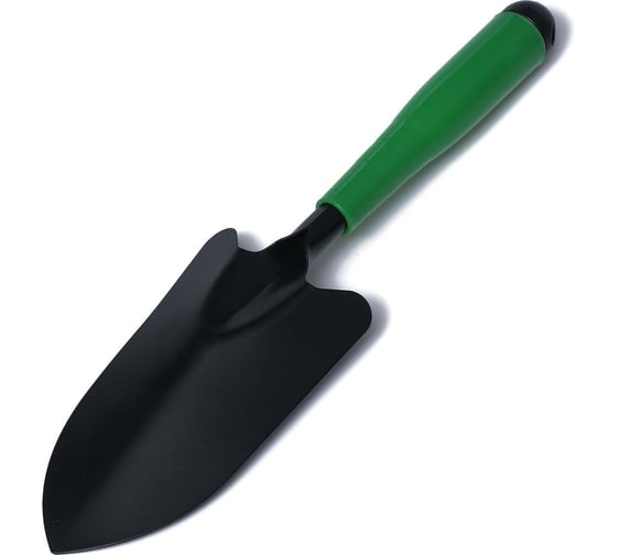 Садовая лопатка Greengo 33х11 см, зеленая пластиковая рукоять 150705