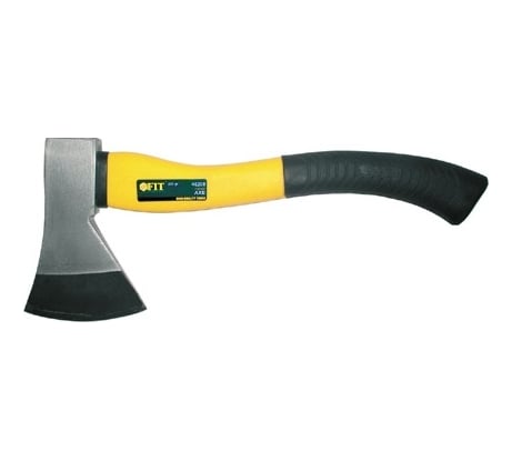 Топор FIT усиленная кованая сталь, усиленная фибергласовая ручка, 1000 г 46210