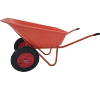 Тачка строительная 2-х колесная LWI 150 л, 280 кг, сверхпрочное полимерное корыто LWI150х2PROFI