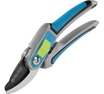 Секатор прямого реза PALISAD 215 мм, регулировка захвата, трехкомпонентные рукоятки, LUXE 60460