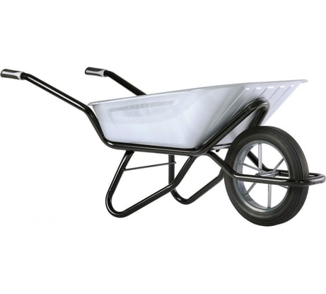 Тачка одноколесная Haemmerlin CLIPSO EXCELLIUM 100 л. MG P, оцинкованный кузов, монолитное колесо-втулка 308201801