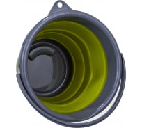 Складное силиконовое ведро Tramp оливковое, 5 л TRC-092(2468)