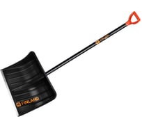 Лопата снеговая BlackWeld Оранж Финланд с черенком 130213