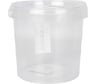 Ведро Тара.ру полипропилен, 1 л, с бесцветной крышкой 23551
