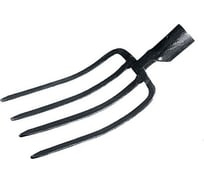 Вилы садовые Polyagro Люкс, 4-х рогие плоский зуб, 230х260 мм без черенка 7660705