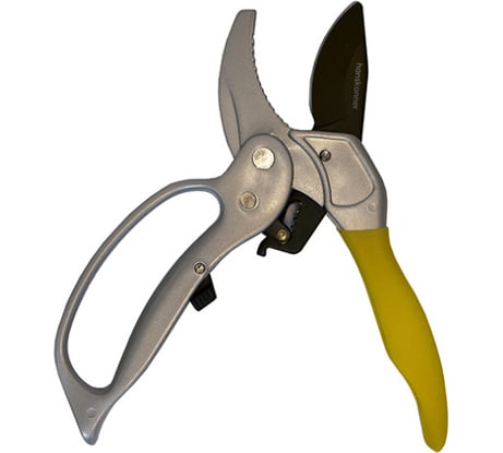 Ручной секатор с храповым механизмом Hanskonner 205 мм HK3012-07-20