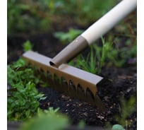 Грабли ООО Агростройлидер 10-ти зубые витые с черенком в сборе l=1,5 м САД-08.03.11