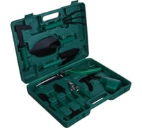 Набор инструмента Inbloom лопатка 4шт, серп, грабли, секатор, ножницы, пульвер, рыхлит, РР, металл 181-107