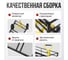 Тележка садовая Variant 4-х колёсная с откидными бортами, кузов метал, грузоподъемность 500кг ТС1840 4