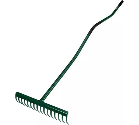 Грабли с 16 зубьями VERTO эргономичная металлическая обрезиненная ручка 15G081