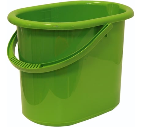 Овальное ведро IDEA 11 л Салатовый М 2422