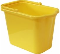 Прямоугольное ведро IDEA 9,5л аквамарин М 2420 желтый