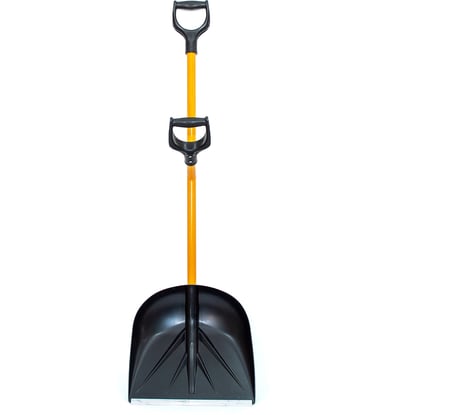 Эргономичная лопата с двумя V-образными ручками Inforce 420x400 мм 06-12-25