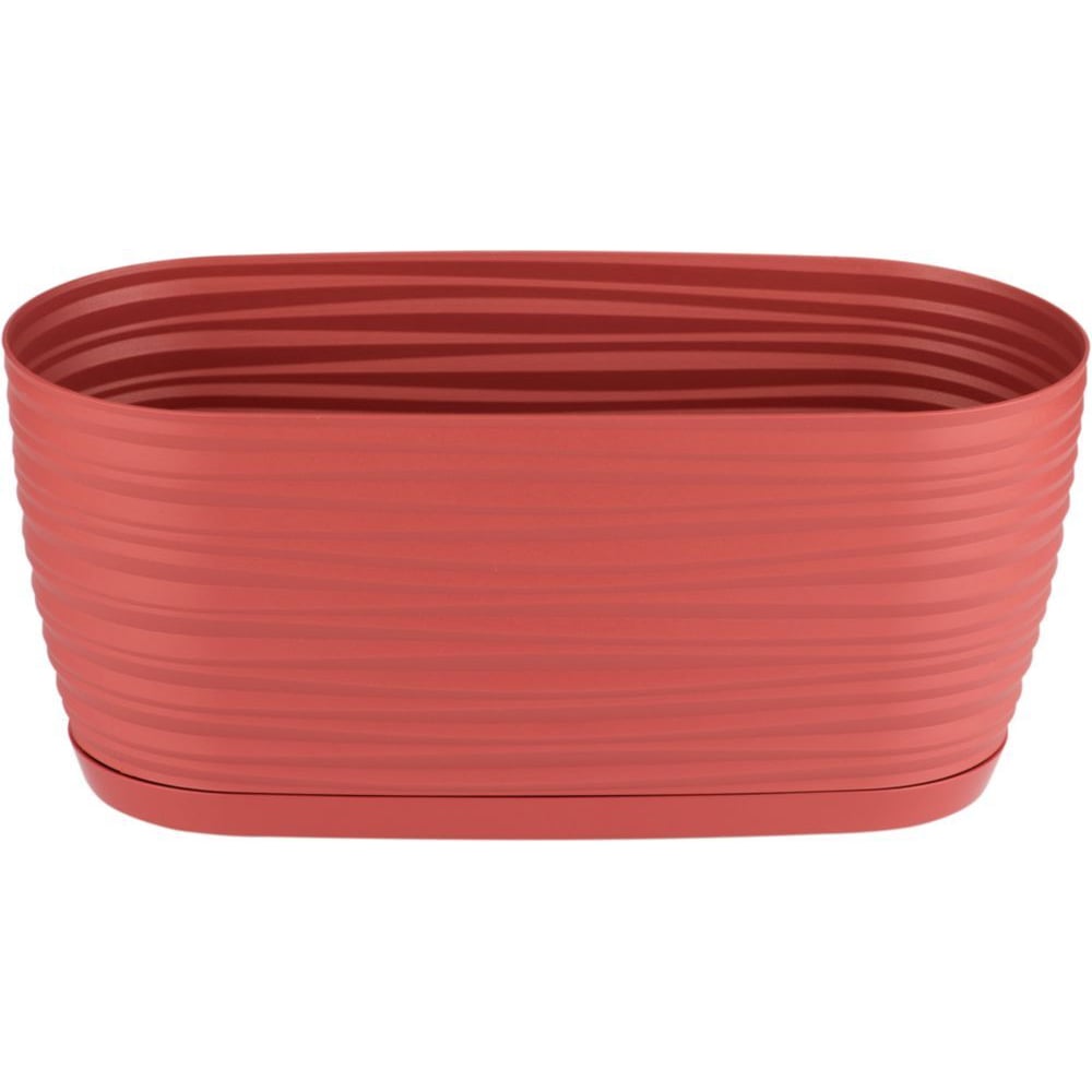 Кашпо с поддоном FormPlastic Sahara petit 3110 057 27х13х11.85 см, 2.65 ...