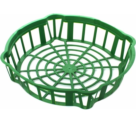 Корзина для луковичных FormPlastic FORM 1260 овальная, 30х6 см, зеленая 002701