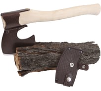 Топор KOPPER.TOOLS с деревянным топорищем с чехлом KA0977