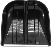 Лопата снеговая СЕВЕРЯНИН пластик с усиленной алюминиевой накладкой 410x410 мм без черенка 1 8026620