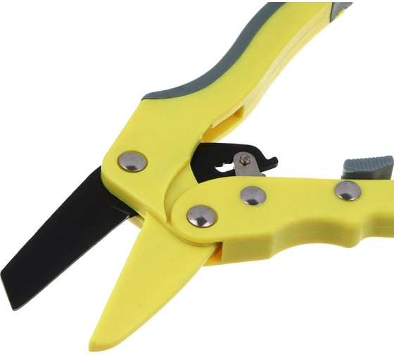 Секатор обводной INBLOOM PROF+, 21 см, 50 углеродистая сталь, тефлон, TPR, нейлон 186-026