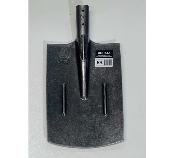 Полотно лопаты штыковой прямоугольной ZINLER вес 700 гр ЛШП-K3