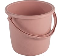 Ведро Элластик-Пласт Люкс 8 л, миндальное ЭП 901123