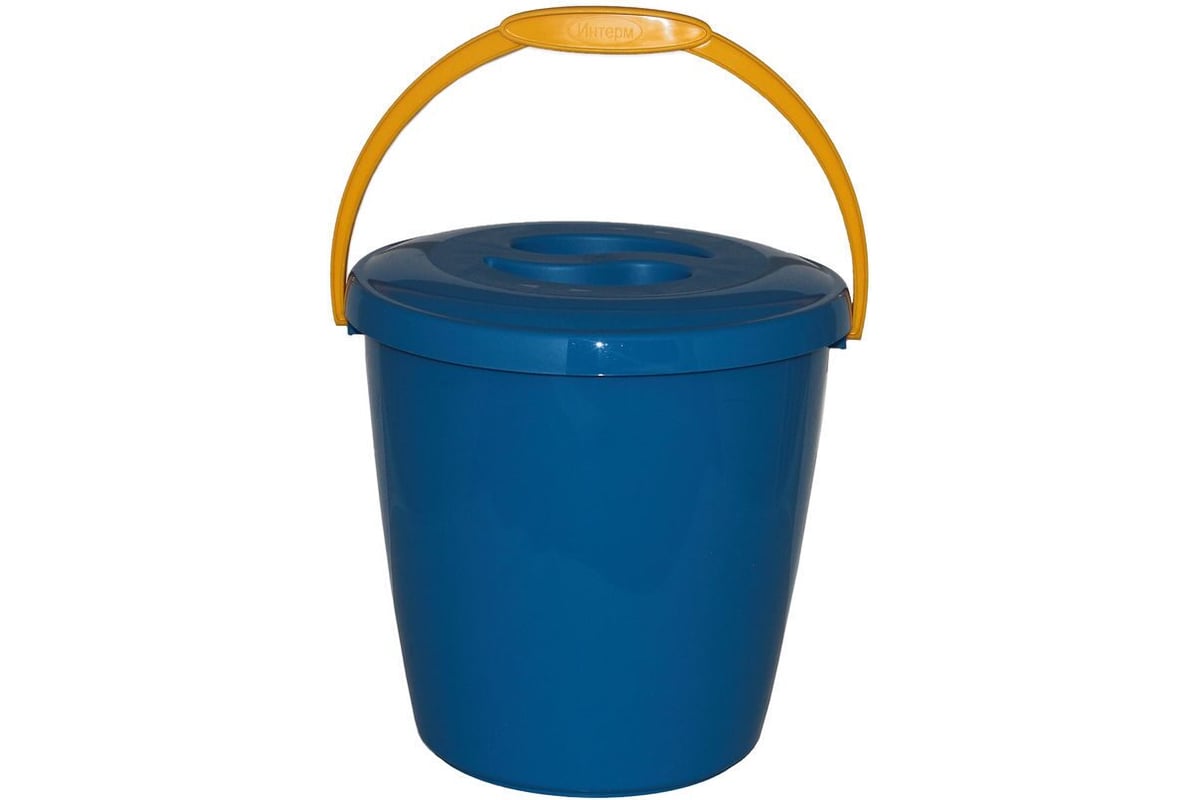 Мерное ведро с утолщенной стенкой, с крышкой Интерм 10 л Б06 - выгодная ...