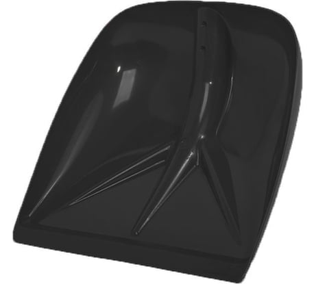 Лопата для снега без черенка Интерм черная, 400х400 мм Е0110