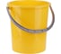 Пластиковое пищевое ведро OfficeClean мерная шкала, желтое, 9 л 299879 1