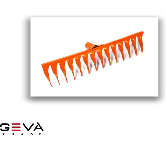 Грабли GEVA TRADE оранжевые, 14-зубые, витые, 2,5 мм GRVGT-14