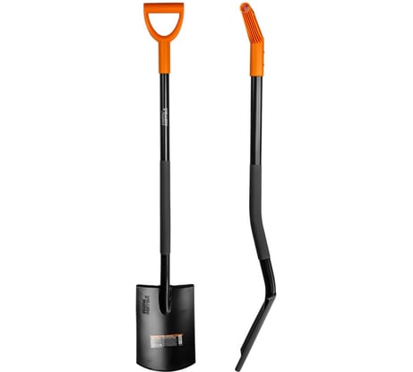 Лопата штыковая STARTUL с закругл.лезвием цельнометаллическая 1200 мм METSA ST6080-13