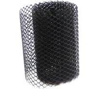 Сетка для защиты желоба от листьев IMPLAST 2,0*0,15м, черный 14038