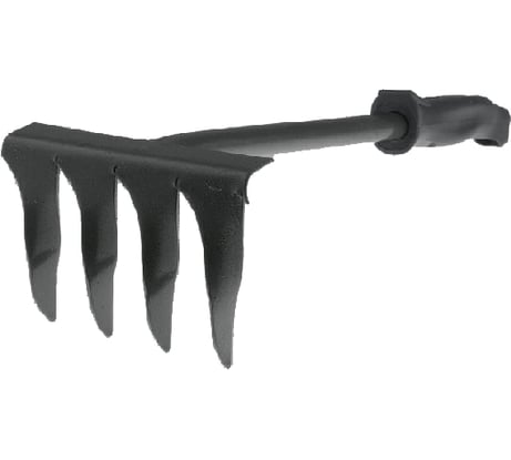 Витые 4-х зубые грабли ЗМИ металлическая ручка ГВ-4м 20