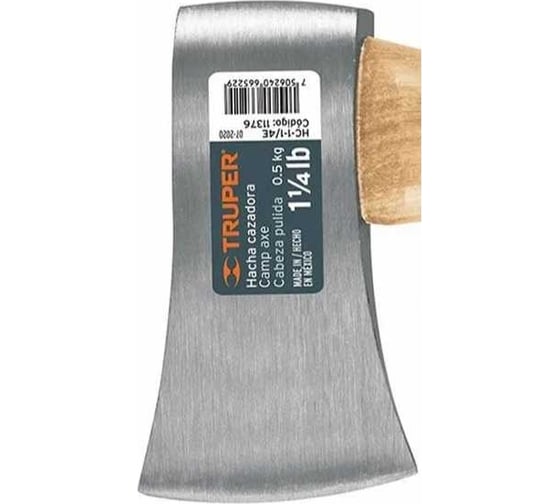Топор Truper HC-1-1/4E 565 г, с деревянной рукояткой 11376