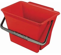 Ведро SYR 7 л, навесное, красное 950051