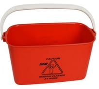 Ведро для мойки окон SYR прямоугольное, красное 821102