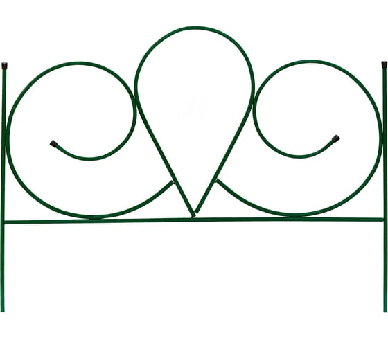 Металлический заборчик САДОВИТА Изящный №1 5 секций 00124059 - выгодная ...