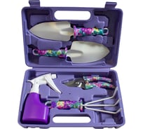 Набор садового инструмента WMC TOOLS 6предметов (рыхлитель,совок-2шт,опрыскиватель,секатор),в кейсе WMC-TG2109010-P(48904)