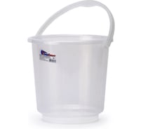 Ведро ООО ТД ДИМПЛАСТ 5 л, без крышки прозрачное 3 шт 4627116927616