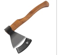 Топор KRAFTAIR кованый Премиум из высокопрочной стали в кожаном чехле А0 Премиум-К