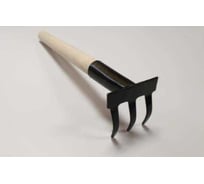 Прямые 3-х зубые грабли с деревянной ручкой ЗМИ ГП-3 35