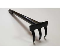 Прямые 3-х зубые грабли ЗМИ металлическая ручка ГП-3м 32