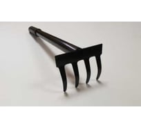 Прямые 4-х зубые грабли ЗМИ металлическая ручка ГП-4м 33