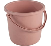 Ведро Элластик-Пласт Люкс 6 л, миндальное ЭП 901086