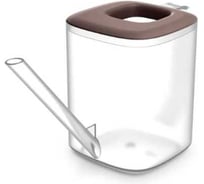 Лейка Scheurich Tubi 1 л прозрачный/марсала верх 073423