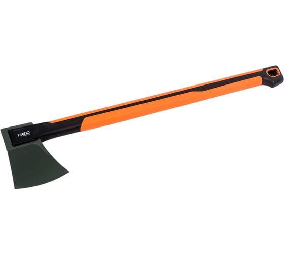 Колун NEO Tools 2200 г, вес обуха 1700 г, топорище из стекловолокна и TPR 28 27-033