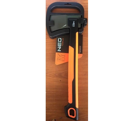 Универсальный топор NEO Tools 950 г, вес обуха 700 г, топорище из стекловолокна и TPR 27-031