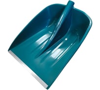 Снеговая лопата ООО ПК Тандем-АГРО Скандинавская 360х460мм ЦВЕТНАЯ пластмассовая с алюм планкой из морозостойкого пластика без черенка Ф32мм 4630435960325